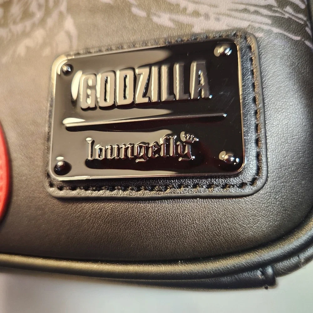 Loungefly Godzilla vs Mothra Mini Backpack Orange Black EE Exclusive GDZBK0009